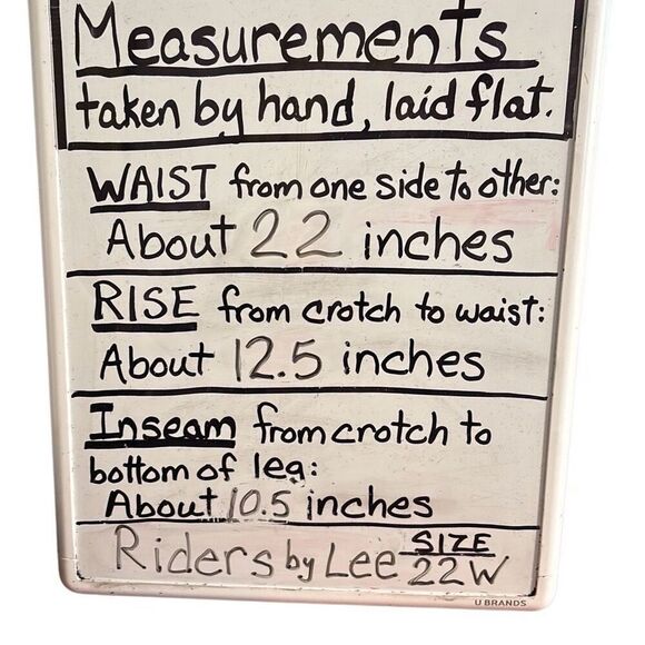 Riders by Lee 22W Terra cotta color Jean style shorts embellished pockets - Picture 9 of 9